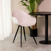 Eetkamerstoel Luca - Zand - Kunststof