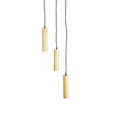 Hanglamp Ferroli - Antiek goud - Metaal - 3-lichts