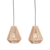 Hanglamp Ibiza - Naturel - Jute - 2-Lichts