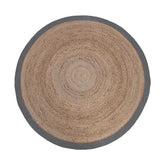 Vloerkleden Jute - Grijs - Jute - 180x180 cm