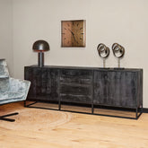 Dressoir Denver Black | 210cm