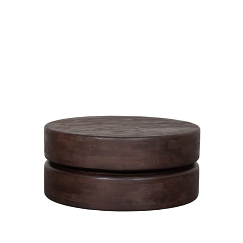 Salontafel Milly - Espresso - Mangohout - 70cm