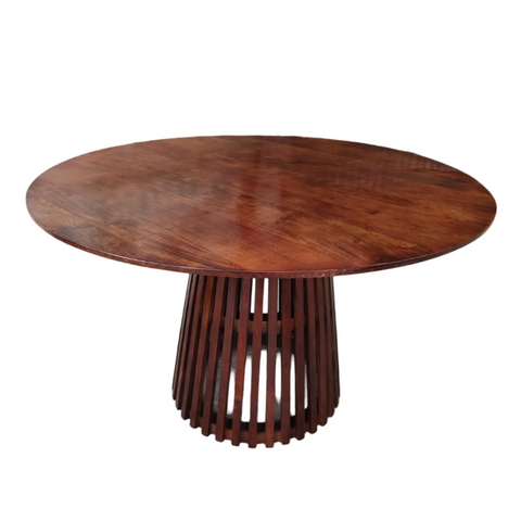 Ronde Eettafel Bahia | Walnoot Acaciahout 120cm