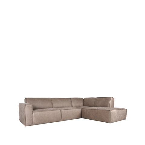 Bank Kay - Taupe - Microfiber - Rechts