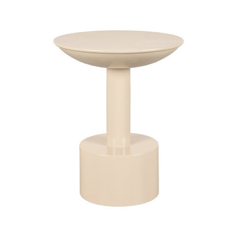 Bijzettafel Rif - Beige - Metaal - 40 cm