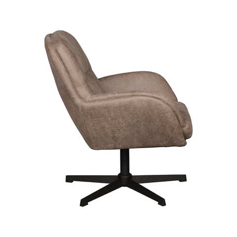 Fauteuil Moss - Taupe - Micro Suede