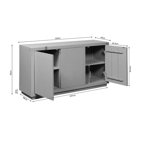 Dressoir Brussel Brown | 150 cm