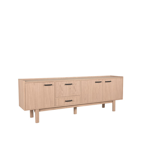 Dressoir Cali - Naturel - Eiken - 220 cm