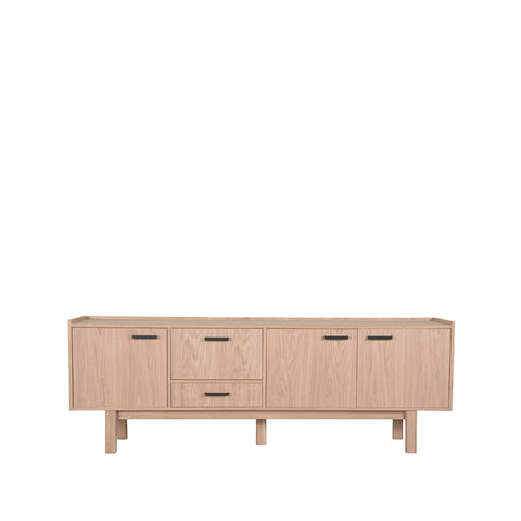 Dressoir Cali - Naturel - Eiken - 220 cm