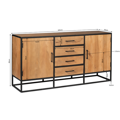 Dressoir Denver 165 cm
