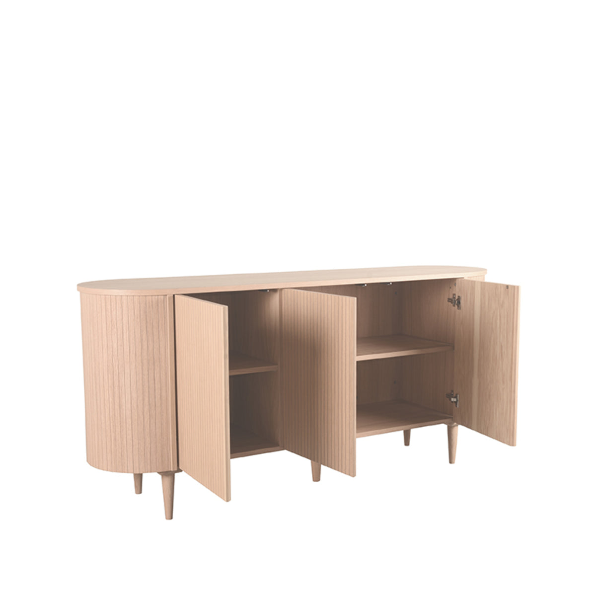 Dressoir Oliva - Naturel - Eiken - 180 cm