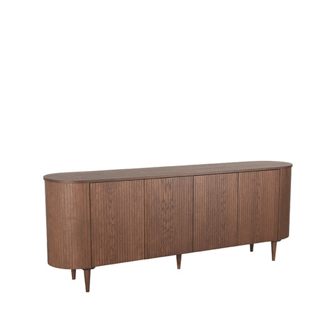 Dressoir Oliva - Walnoot - Eiken - 220 cm