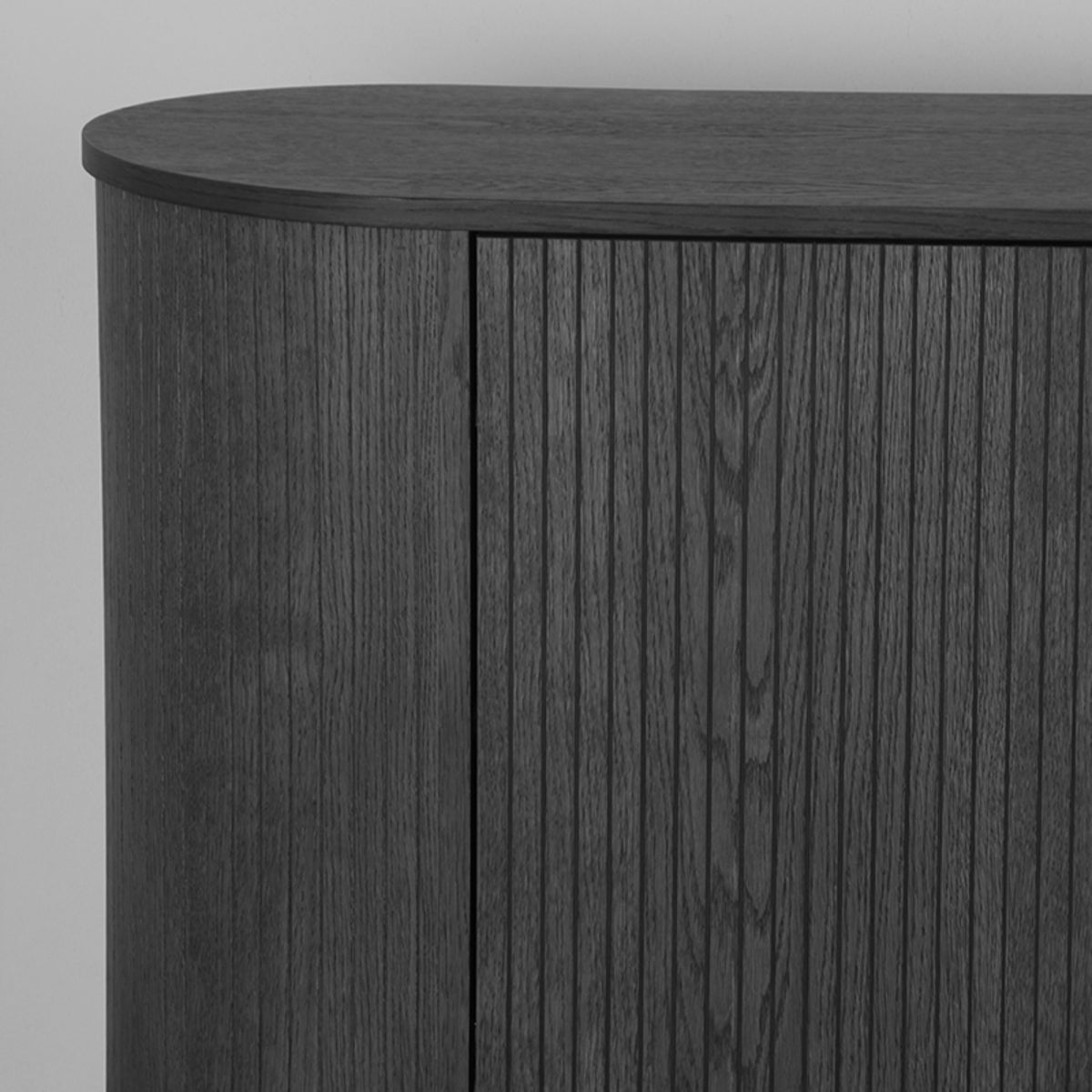 Dressoir Oliva - Zwart - Eiken - Dressoir 220 cm