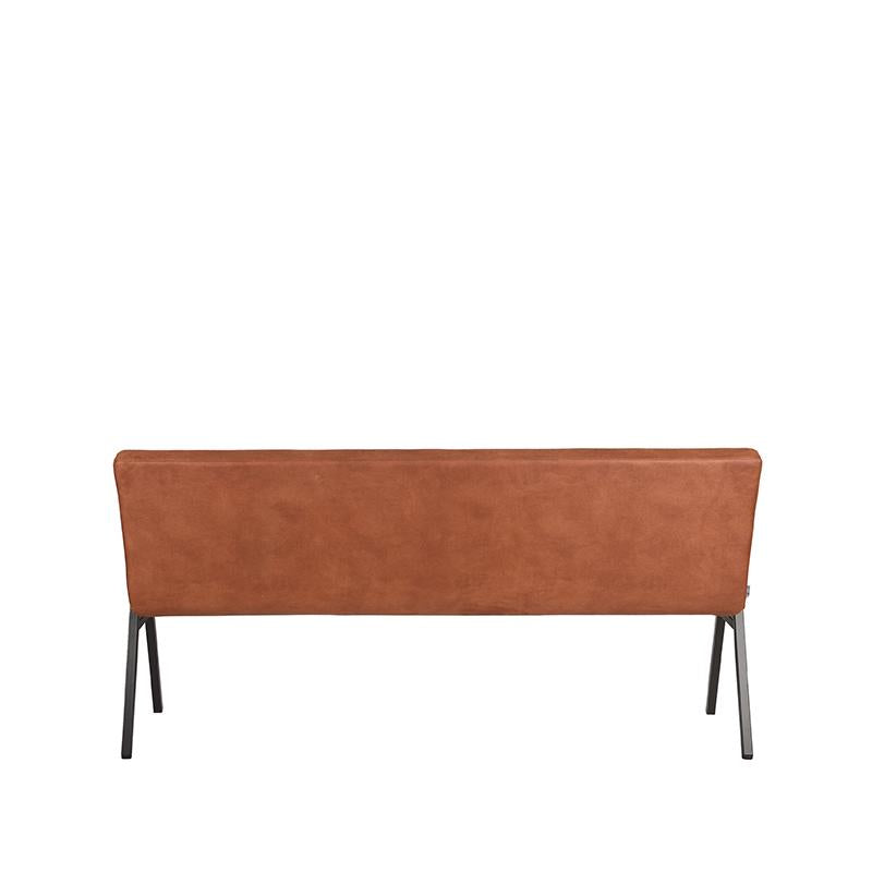 Eetkamerbank Matz - Cognac - Microfiber - 175 cm