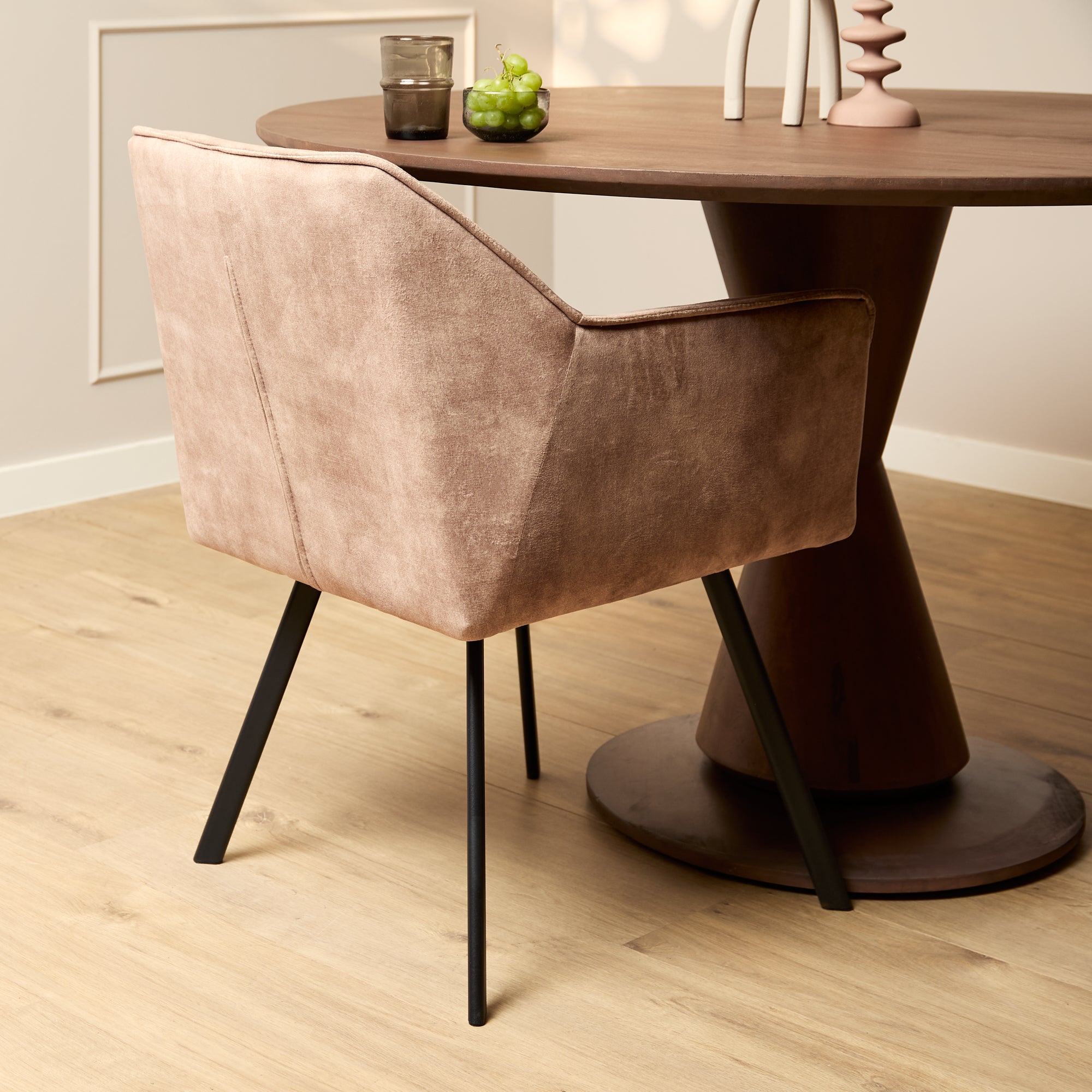 Eetkamerstoel Emma | Velvet Taupe