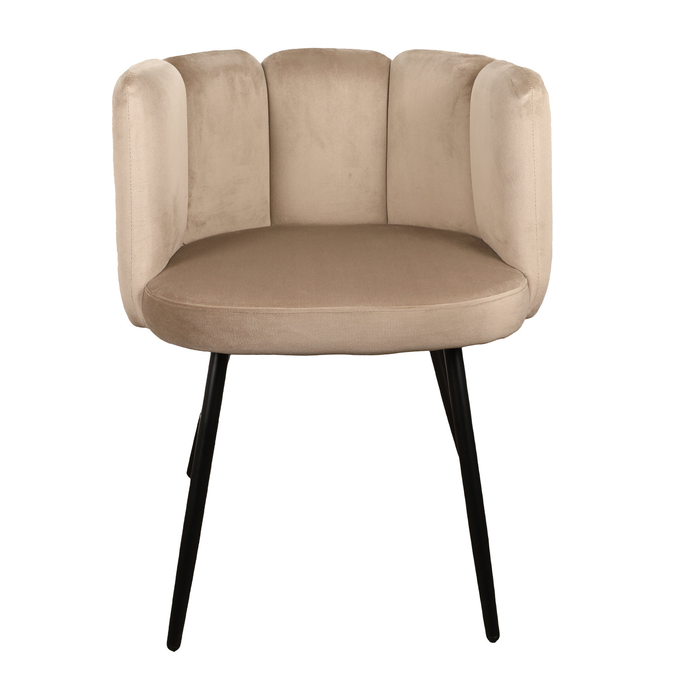 Eetkamerstoel High Five - Zand Wit - Velvet