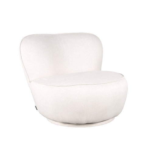 Fauteuil Bunny - Crème - Microfiber