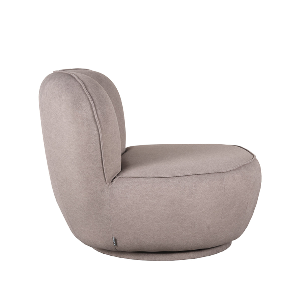 Fauteuil Bunny - Taupe - Microfiber