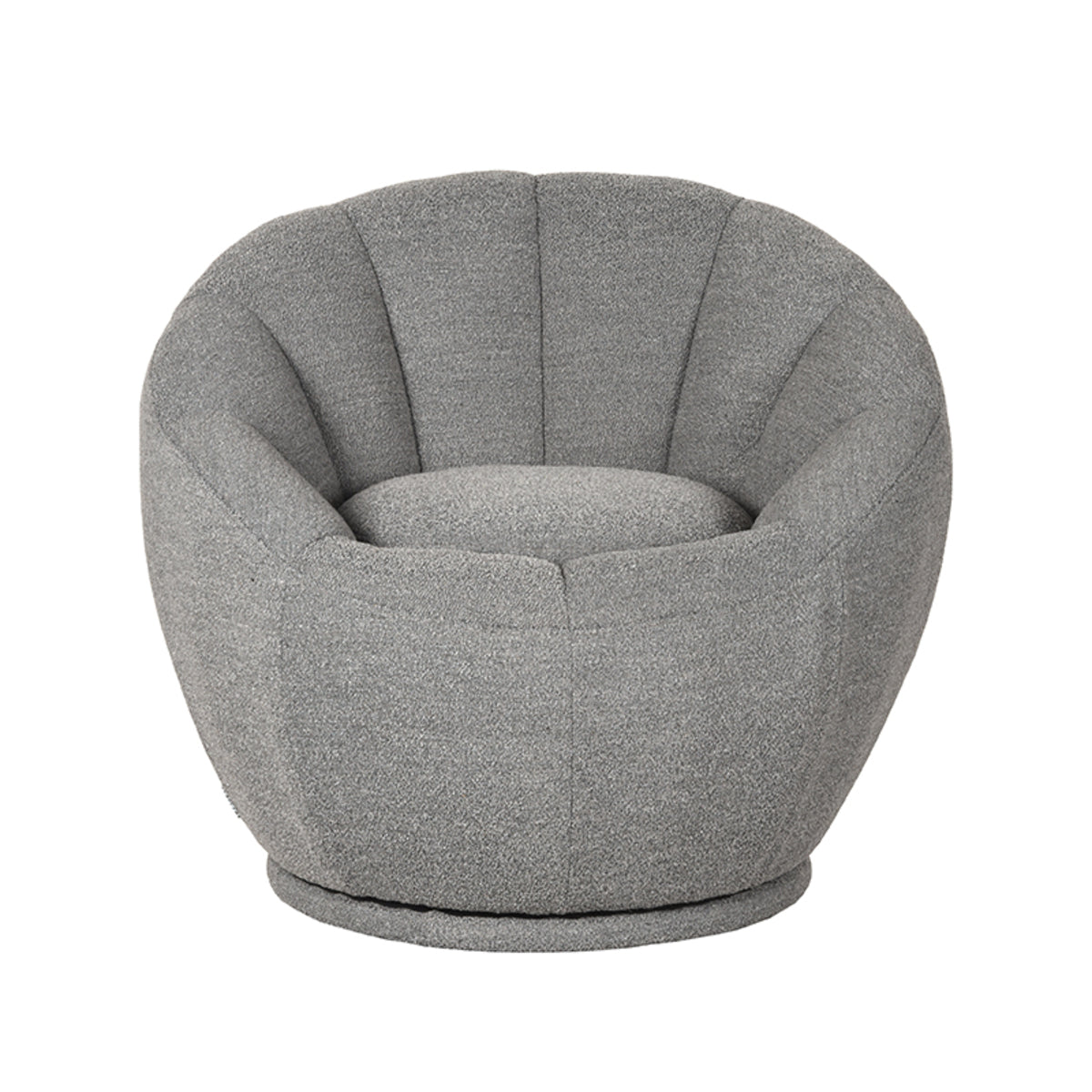 Fauteuil Crown - Grijs - Boucle