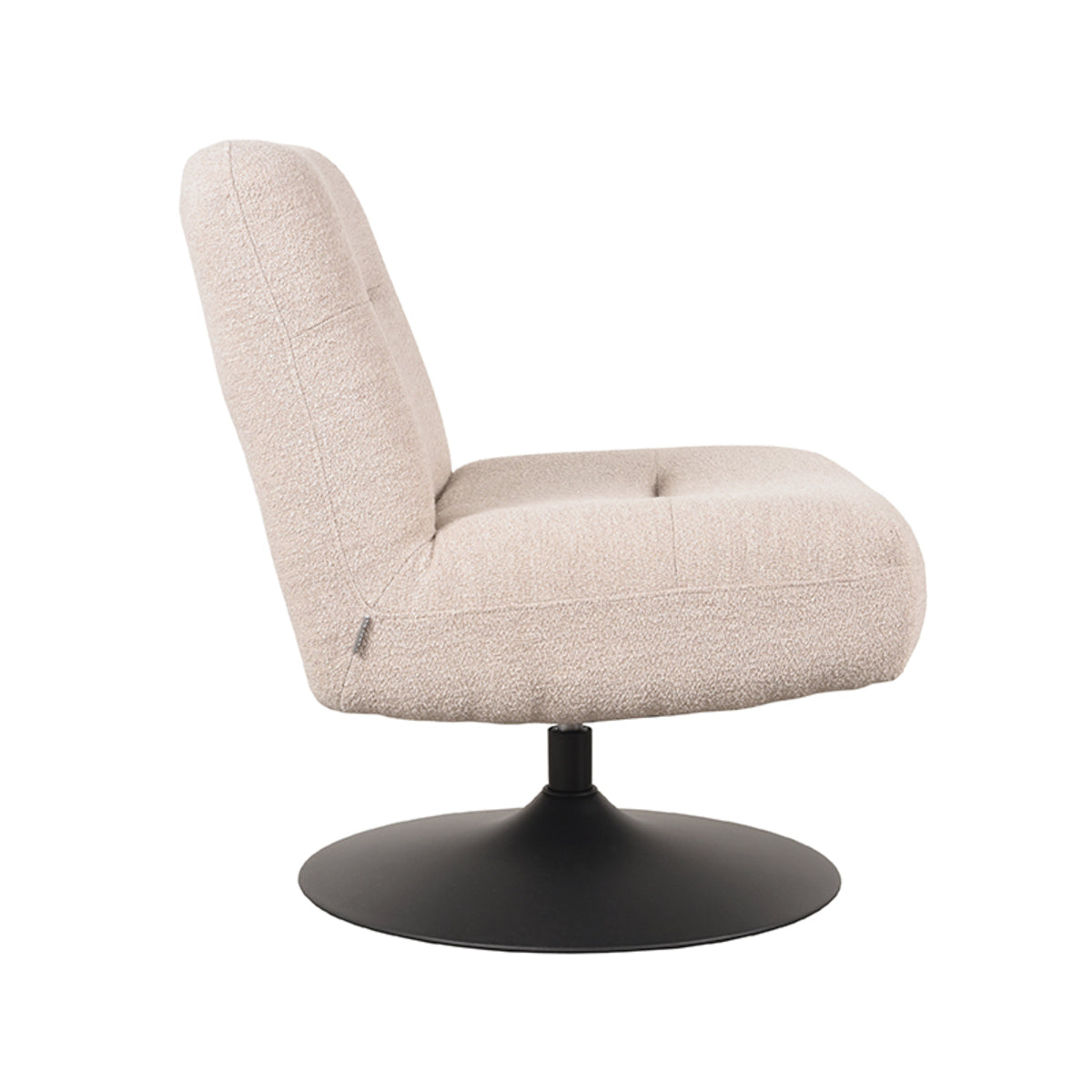 Fauteuil Eli - Naturel - Boucle