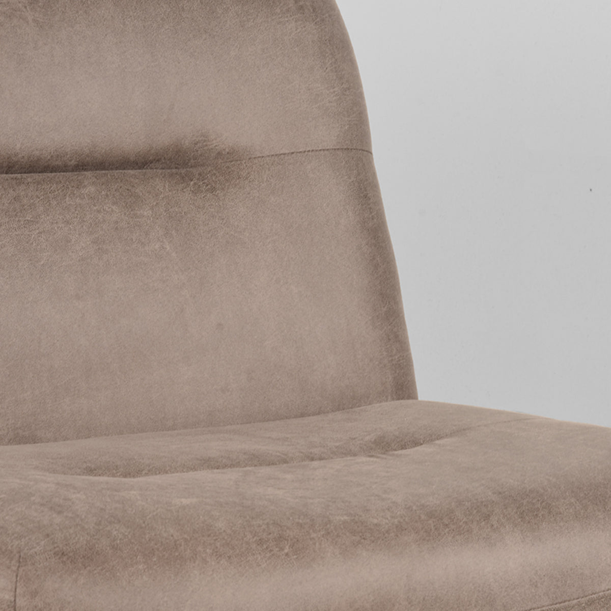 Fauteuil Eli - Taupe - Microfiber