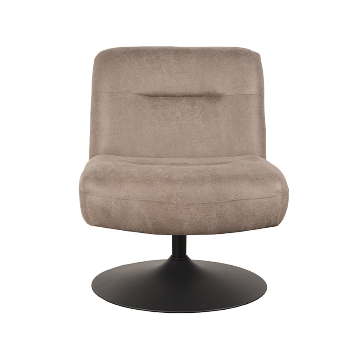 Fauteuil Eli - Taupe - Microfiber