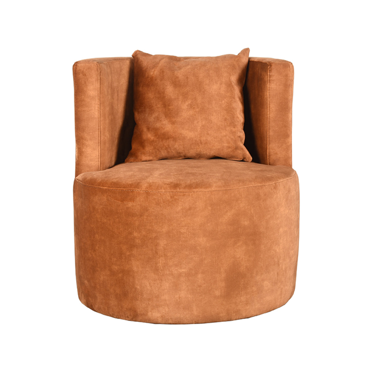 Fauteuil Evy - Oker - Velours - 65 cm