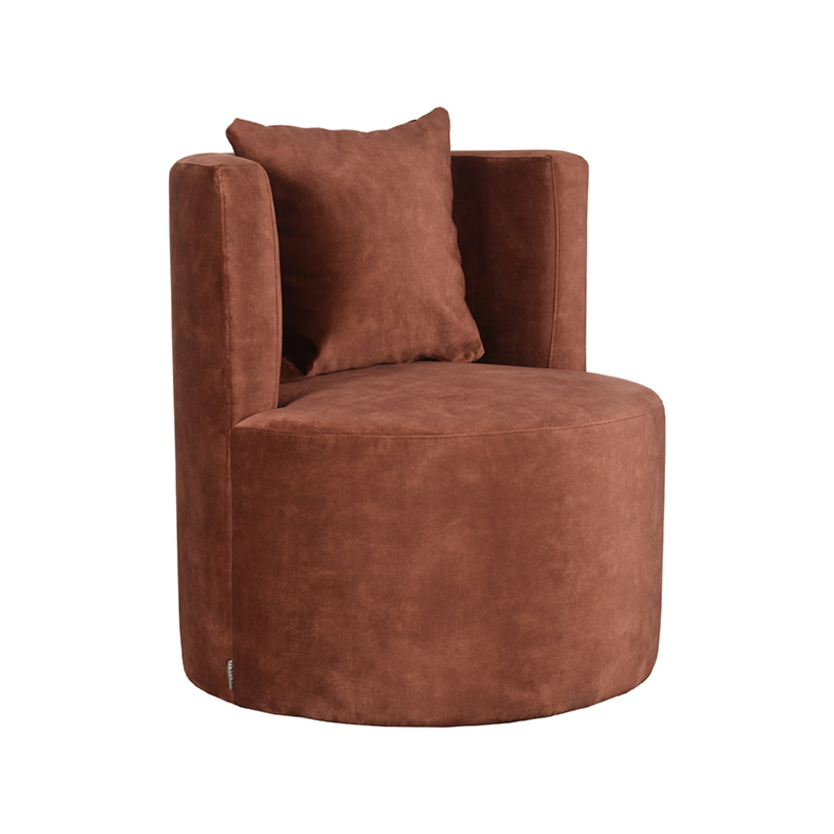 Fauteuil Evy - Rust - Velours - 65 cm