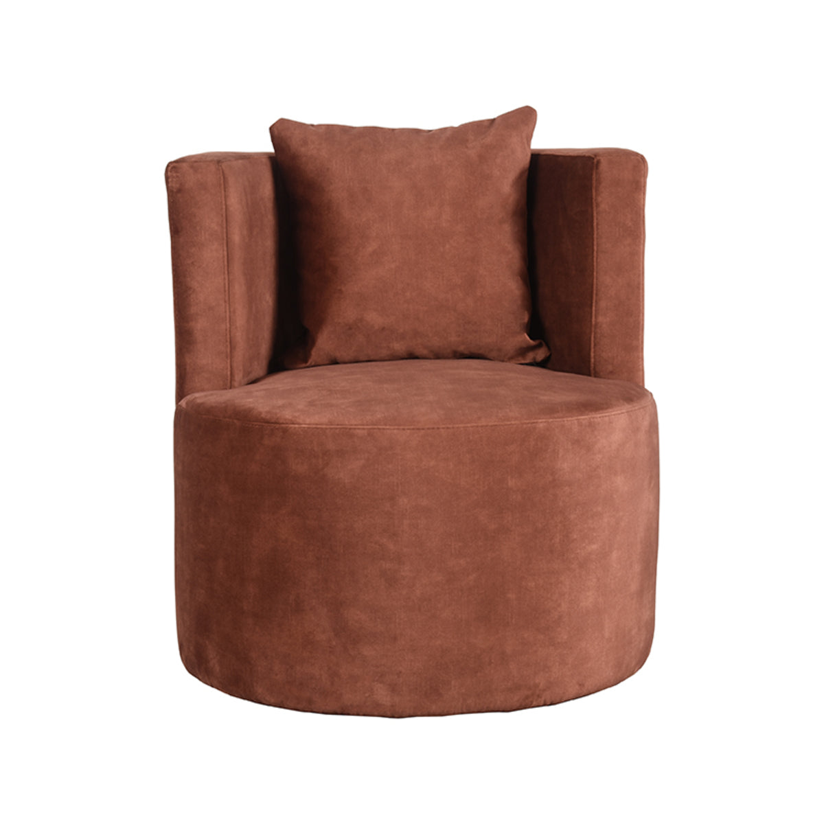 Fauteuil Evy - Rust - Velours - 65 cm