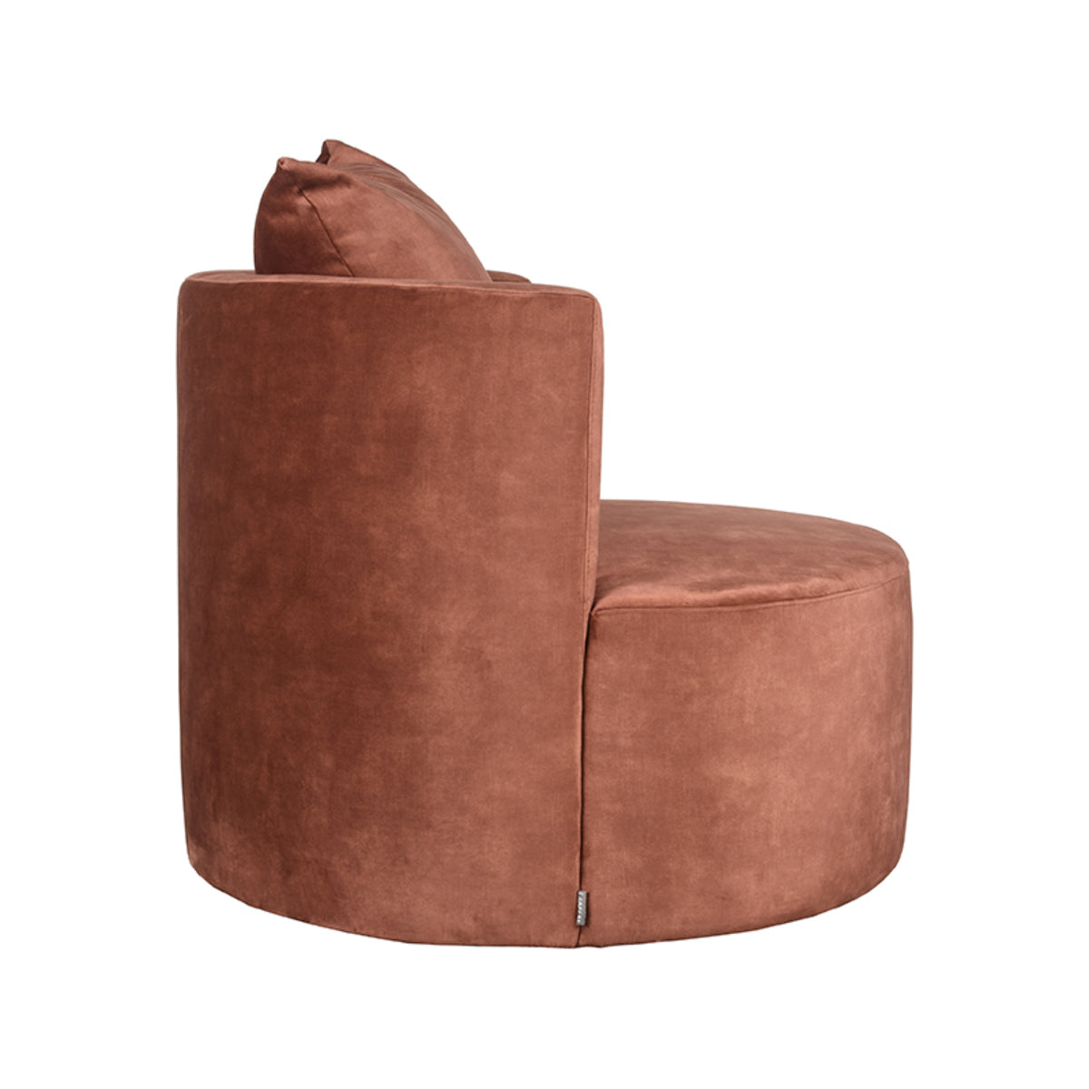 Fauteuil Evy - Rust - Velours - 90 cm