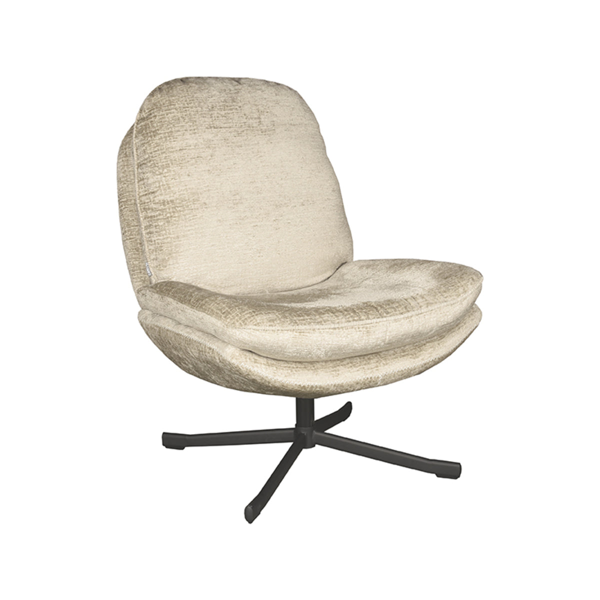 Fauteuil Noel - Beige - Stof