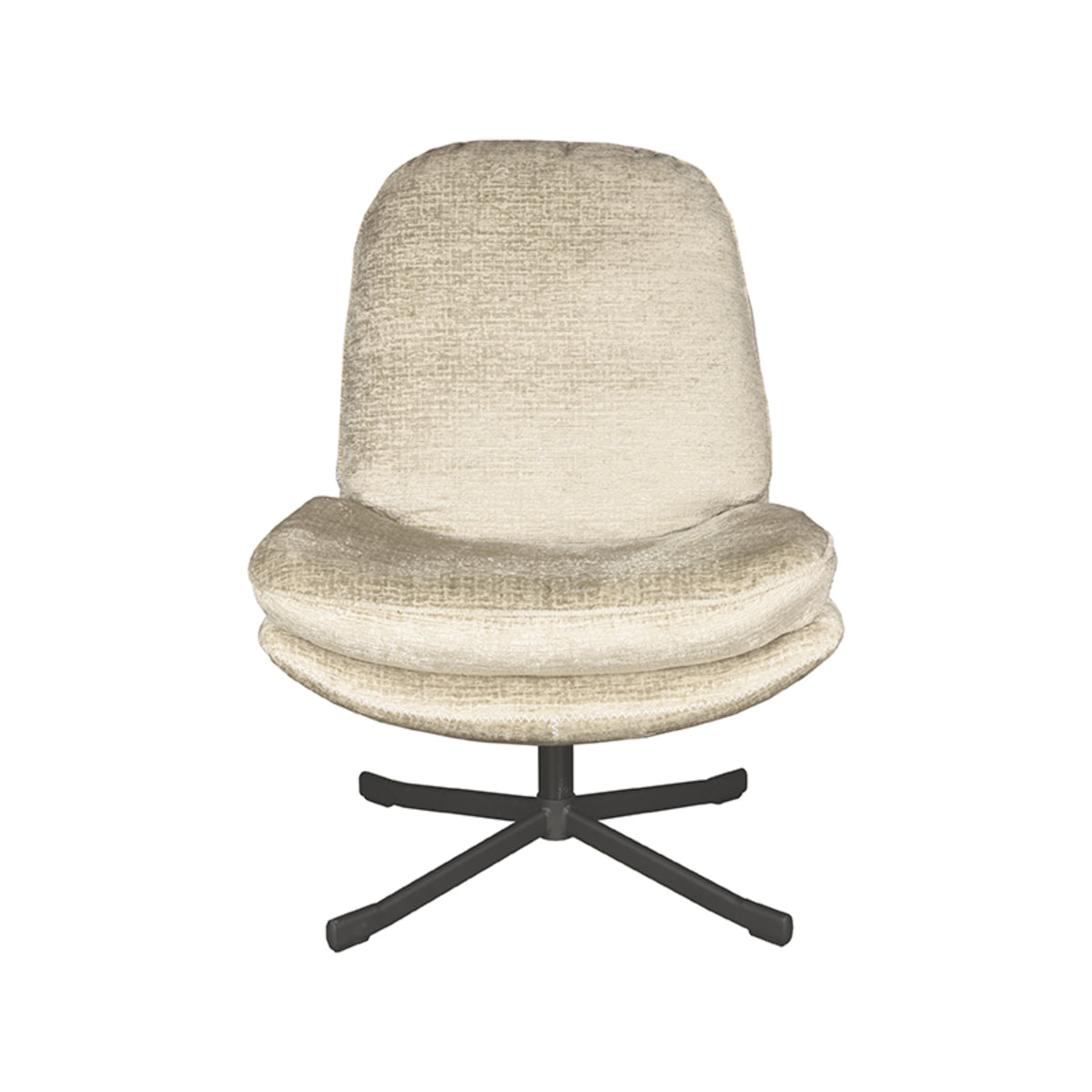 Fauteuil Noel - Beige - Stof