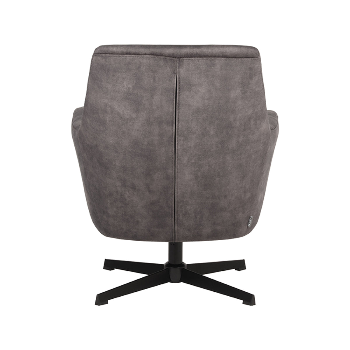 Fauteuil Toby - Antraciet - Velours