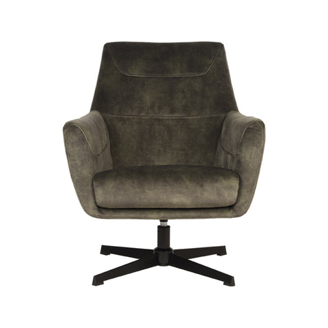 Fauteuil Toby - Hunter - Velours