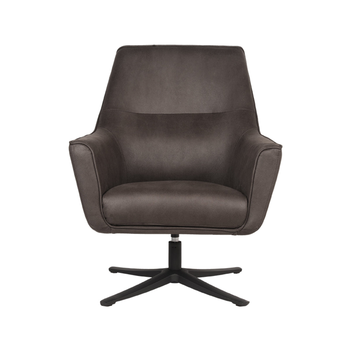 Fauteuil Tod - Antraciet - Microfiber