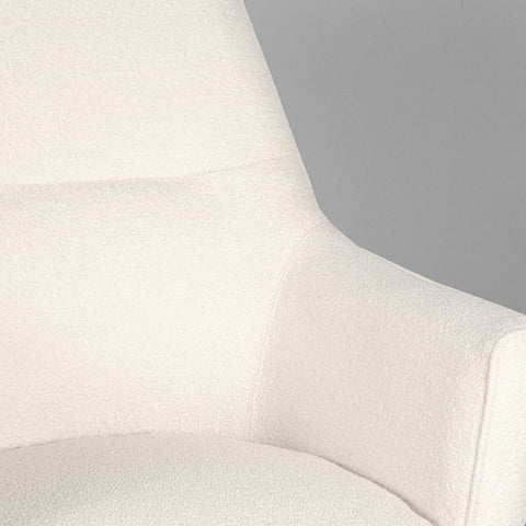 Fauteuil Tod - Ivory - Boucle