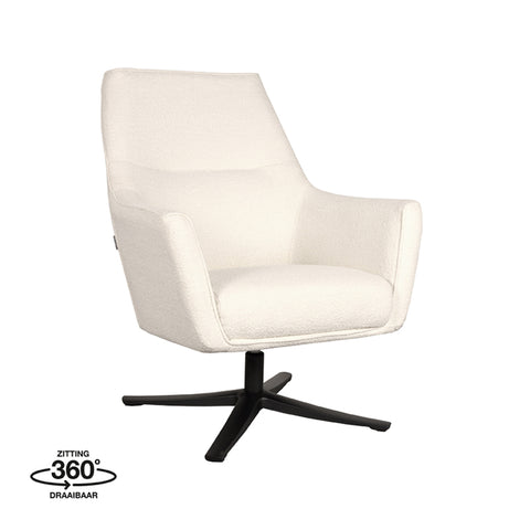 Fauteuil Tod - Ivory - Boucle