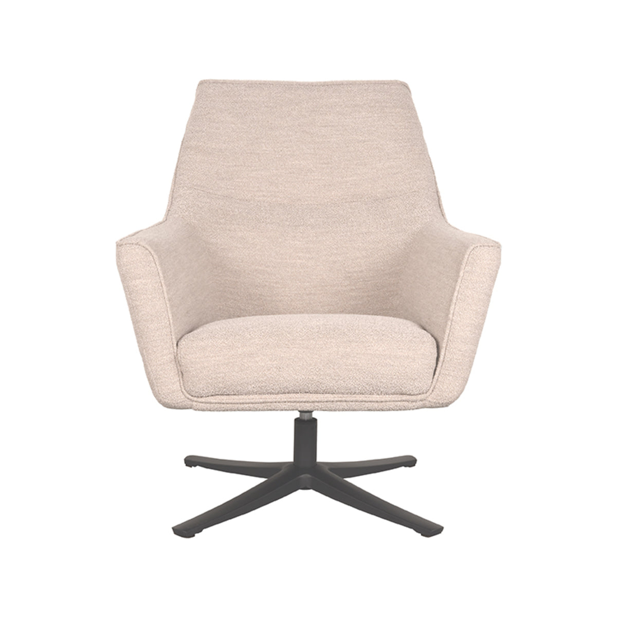 Fauteuil Tod - Naturel - Boucle