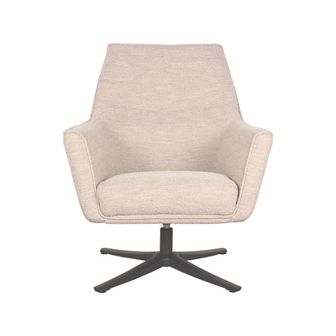 Fauteuil Tod - Naturel - Boucle