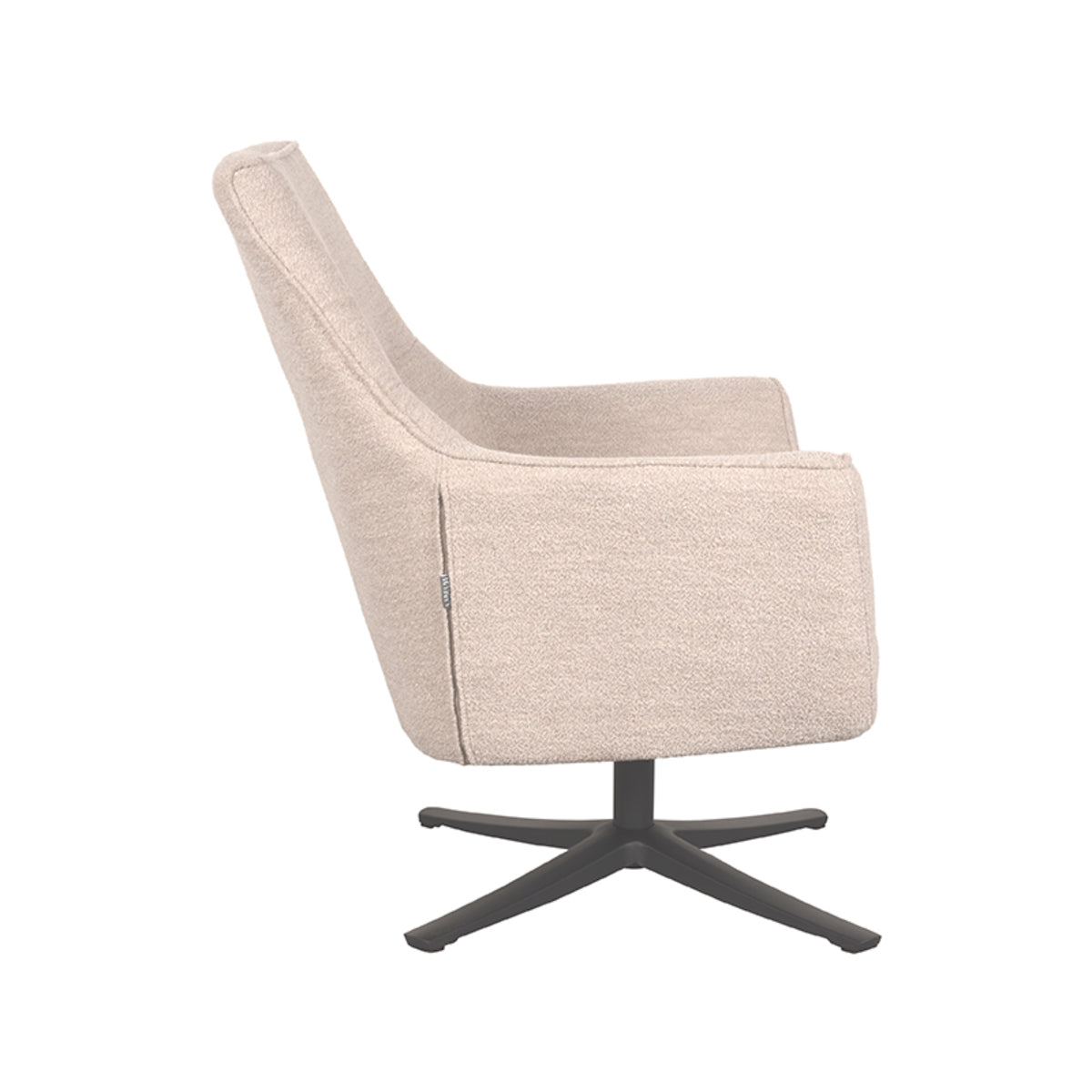 Fauteuil Tod - Naturel - Boucle