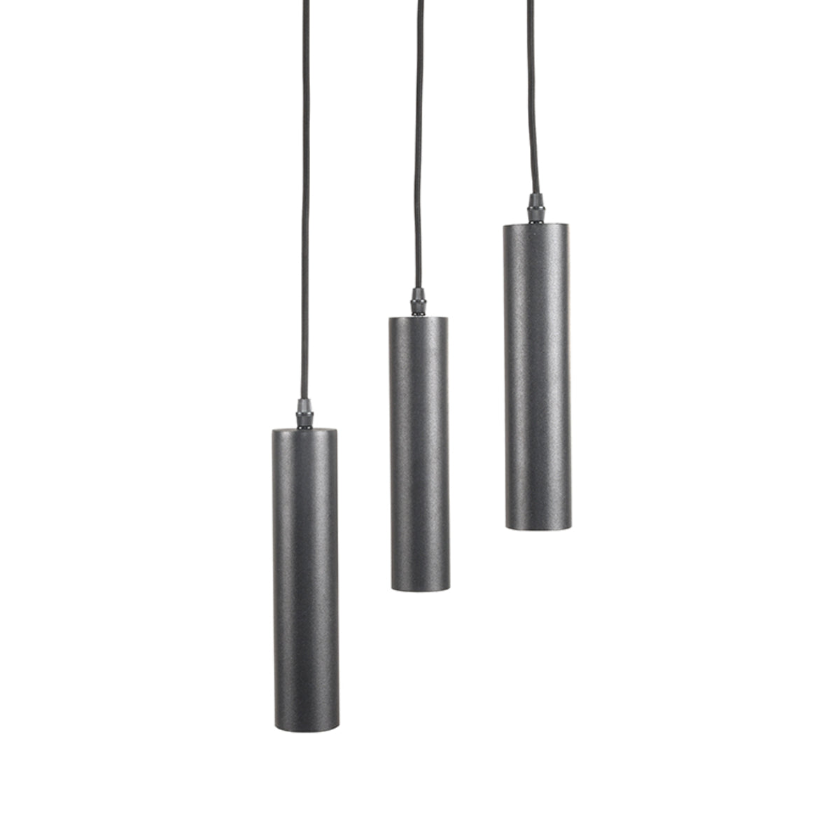 Hanglamp Ferroli - Zwart - Metaal - 3-lichts