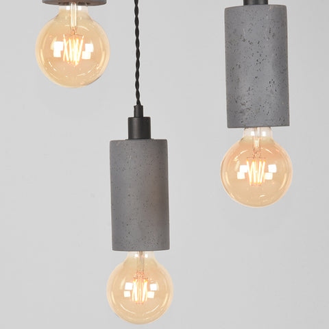 Hanglamp Fresco - Concrete - Beton - 3-Lichts