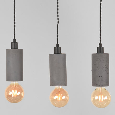 Hanglamp Fresco - Concrete - Beton - 5-Lichts