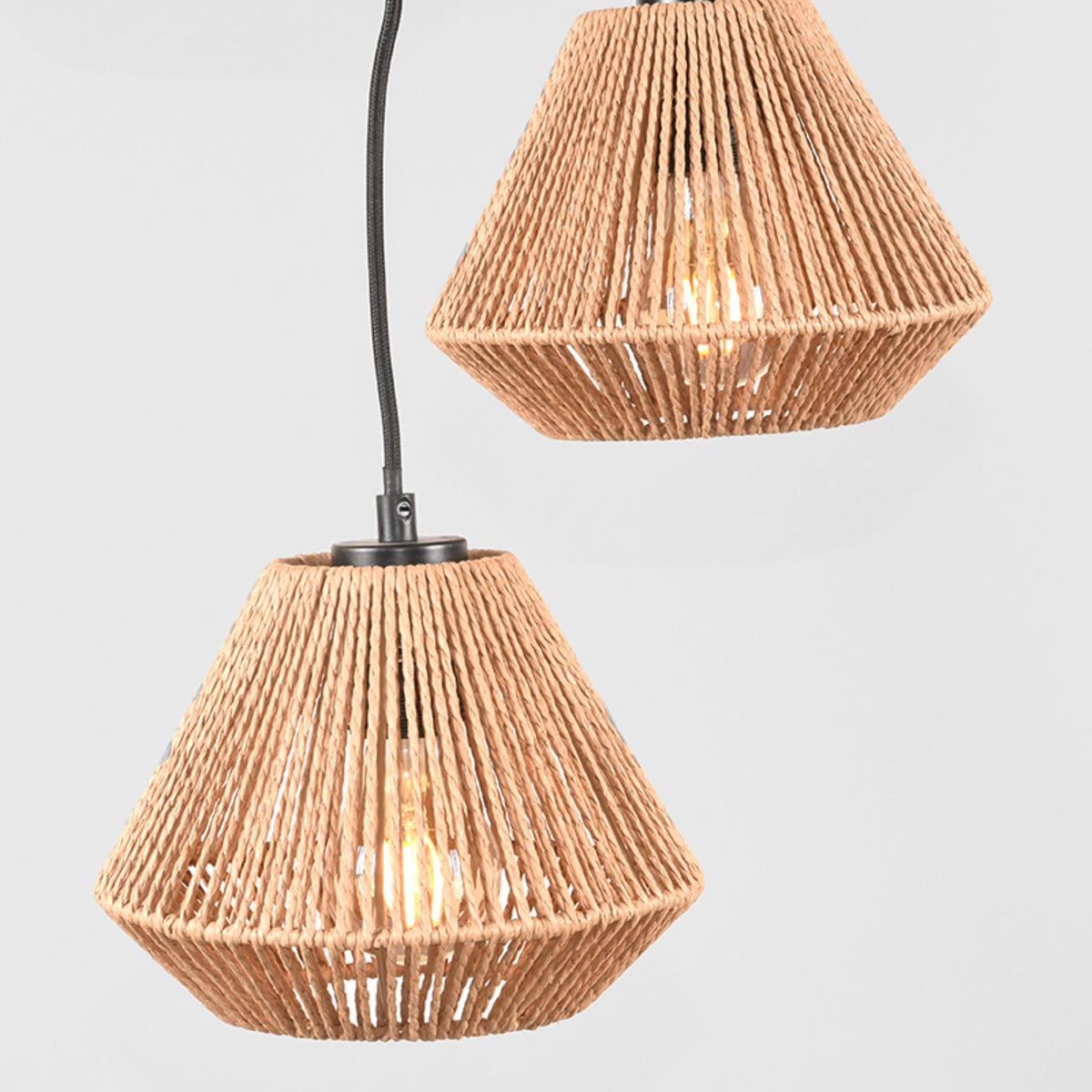 Hanglamp Ibiza - Naturel - Jute - 3-Lichts