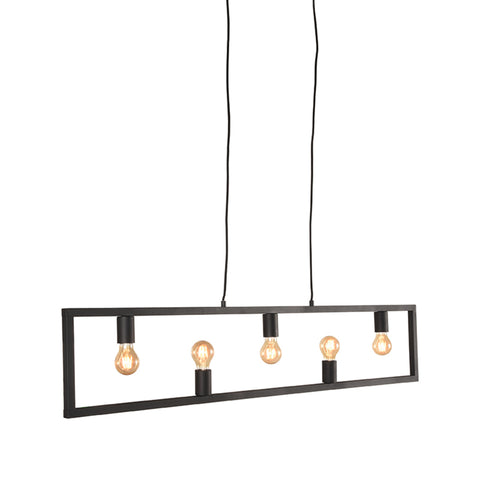 Hanglamp Quadrato - Zwart - Metaal