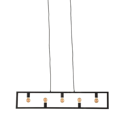 Hanglamp Quadrato - Zwart - Metaal