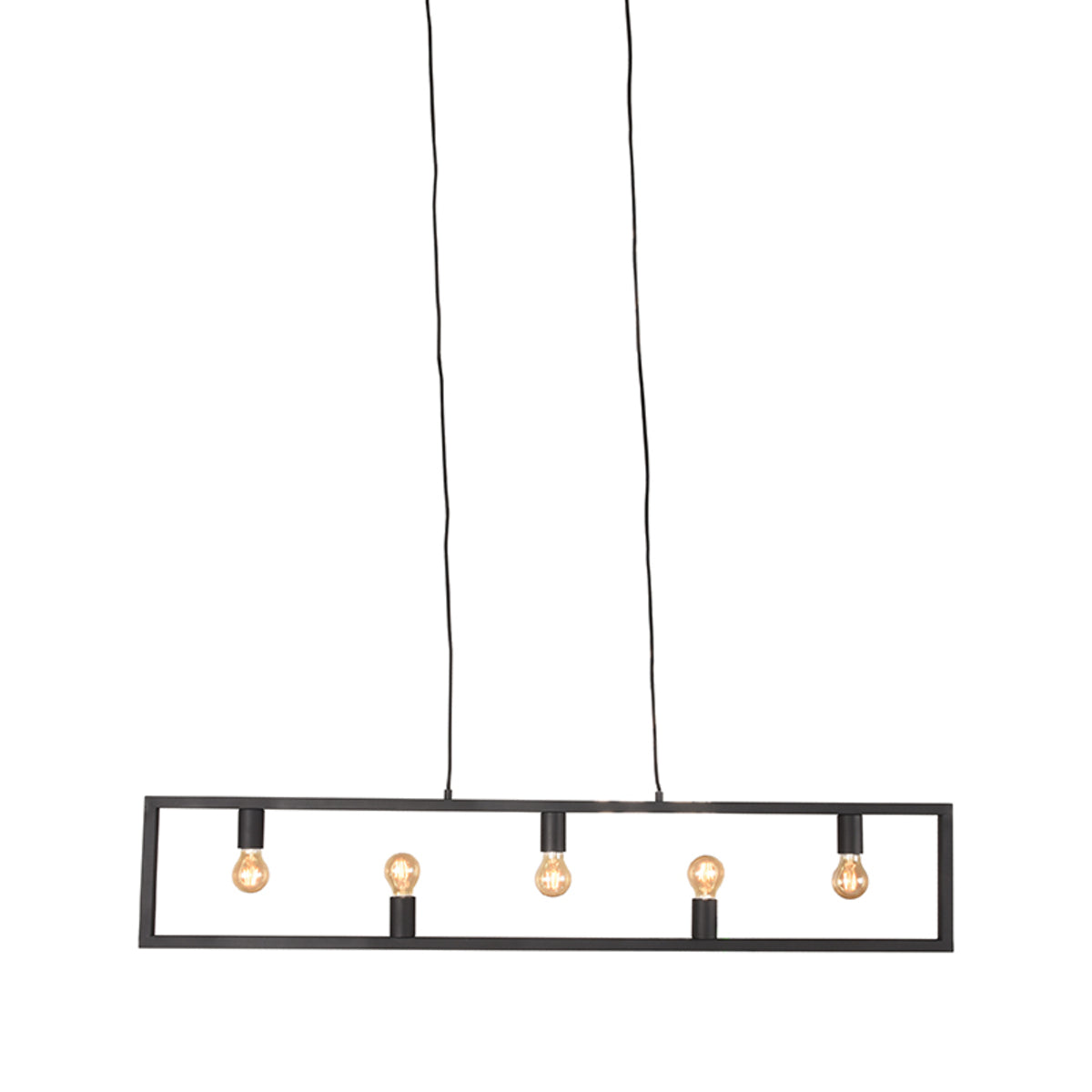 Hanglamp Quadrato - Zwart - Metaal