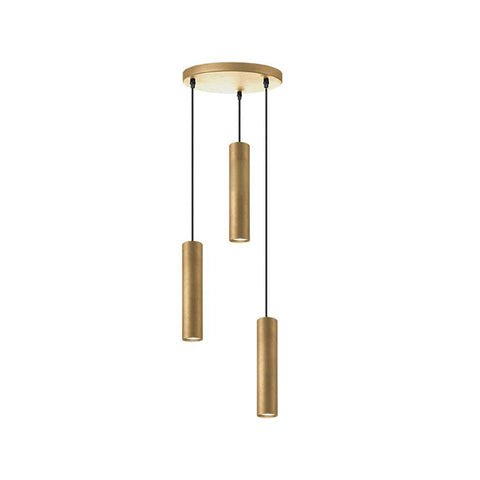 Hanglamp Ferroli - Antiek goud - Metaal - 3-lichts