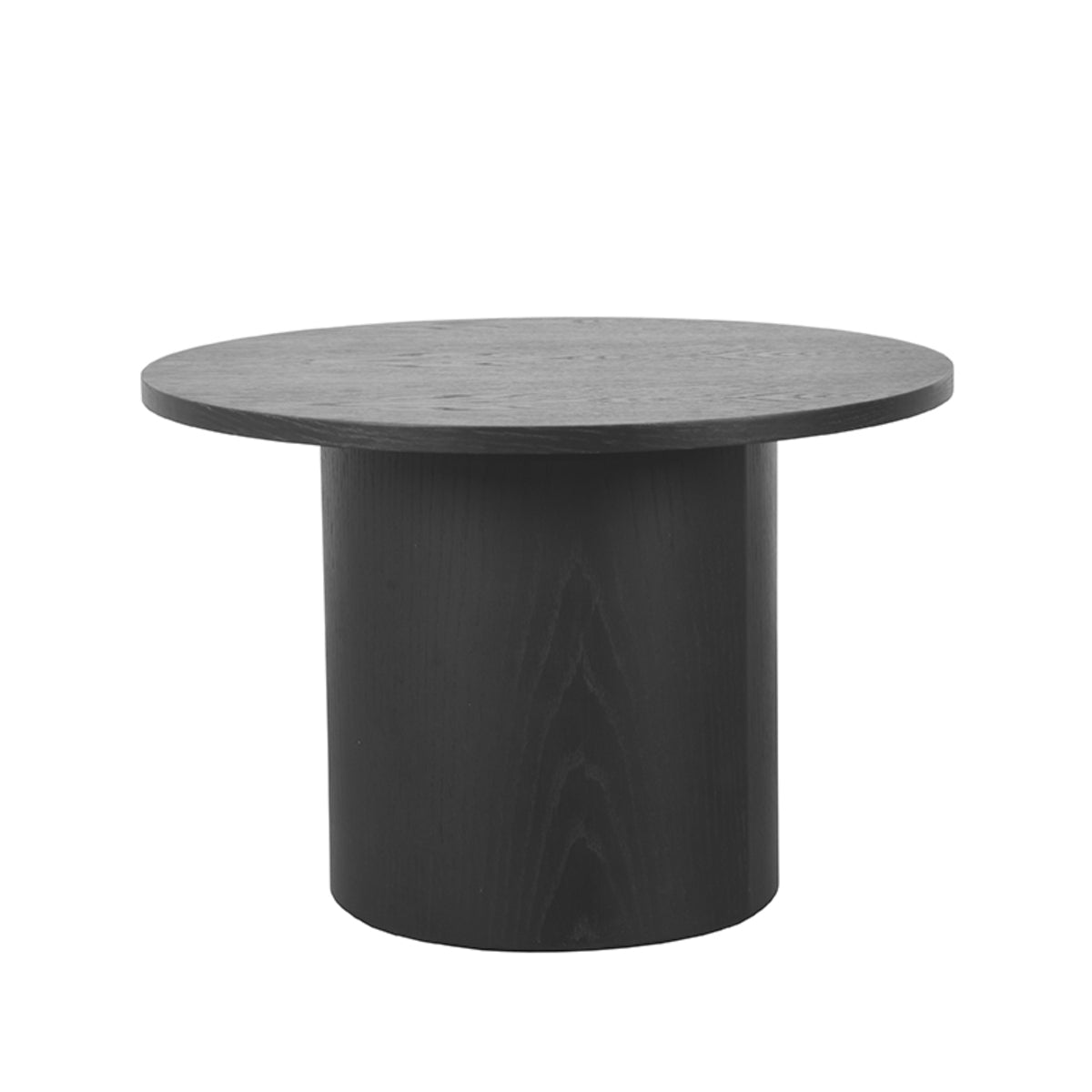 Salontafel Oliva - Zwart - Eiken - 60 cm