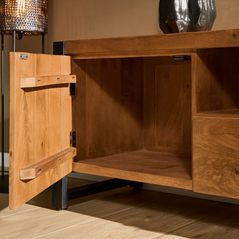 Tv meubel Boaz 200 cm | Twee deuren en twee lades